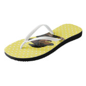 Tongs Dachshund Flip Flops Wiener Chien Chaussures (Incliné)