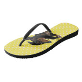 Tongs Dachshund Flip Flops Wiener Chien Chaussures (Incliné)