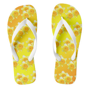 Tongs Daffodiles dorés Sunburst, Thongs