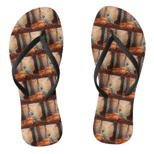 Tongs Dalmatien en automne Feuilles automne Inspirer