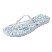 Tongs Damas bleu pâle (Incliné)