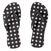 Tongs Dames à pois blancs (Semelle)