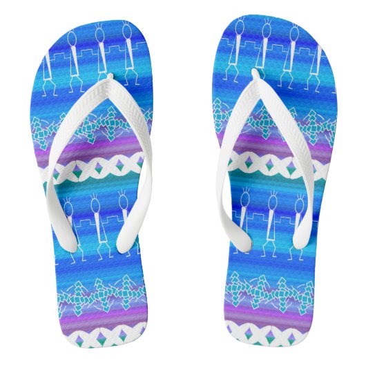Tongs Danse en ligne bleue (Semelle)