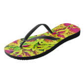 Tongs Danse Motif Feuille (Incliné)