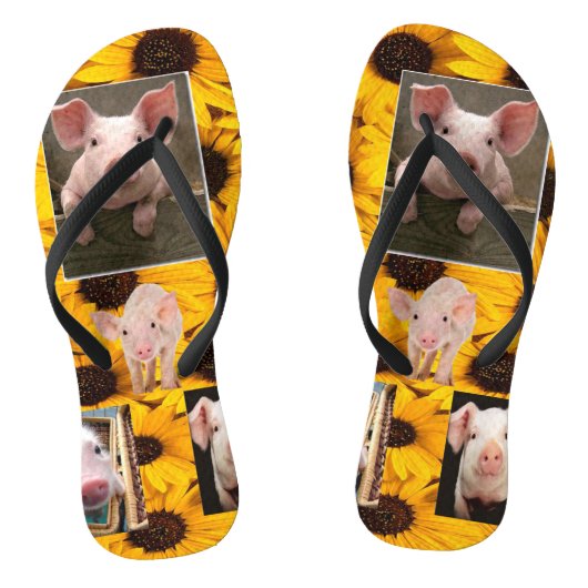Tongs de cochons tournesol (Semelle)