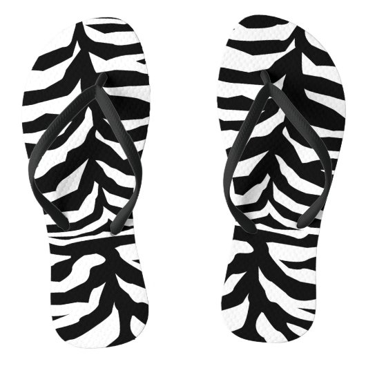 Tongs Décor zèbre (Semelle)