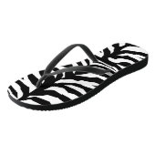 Tongs Décoration zèbre (Incliné)