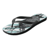 Tongs Deer Andrew (N'Importe Quel Nom) Motif Sun & Strip (Incliné)