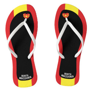 Tongs Délicieuses couleurs du drapeau patriotique de Mac