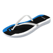 Tongs Délightful Couleurs du Drapeau Estonien Patriotiqu (Incliné)