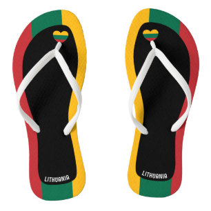 Tongs Délightful Couleurs du Drapeau Lituanien Patriotiq