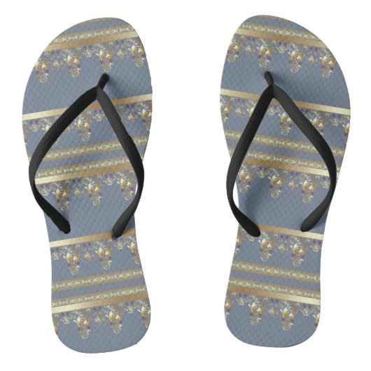 Tongs Dentelle d'or (Semelle)