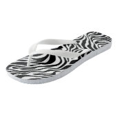 Tongs dessin zèbre (Incliné)