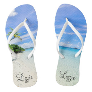 Tongs Destination tropicale Flops à retournements person