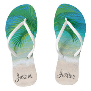 Tongs Destination tropicale personnalisée