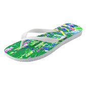 Tongs Digital abstract art we call it chaos high-top (Incliné)