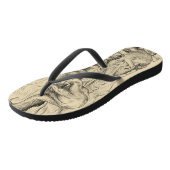 Tongs Dinosaures classiques (Incliné)