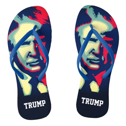 Tongs Donald Trump, Art moderne (Semelle)