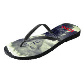 Tongs Donald Trump drôle en tant qu'explosion nucléaire (Incliné)