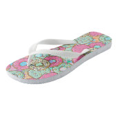 Tongs Donut Party Pastel Cute Flip Flops (Incliné)
