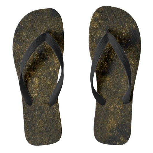 Tongs dorés Galaxy (Semelle)