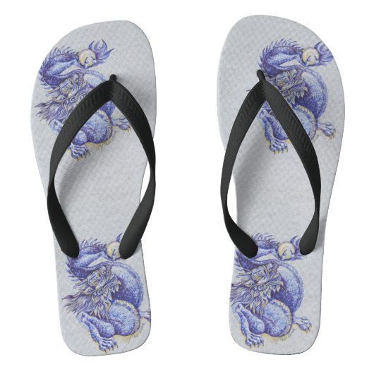 Tongs Dragon Bleu (Semelle)