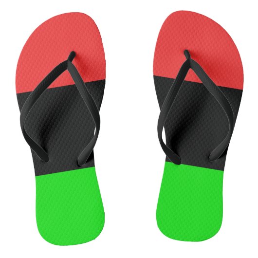 Tongs Drapeau Afro-Américain (Semelle)