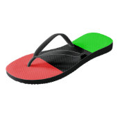Tongs Drapeau Afro-Américain (Incliné)