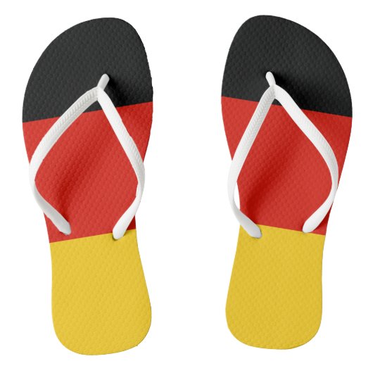 Tongs Drapeau allemand flip flops pour hommes et femmes (Semelle)