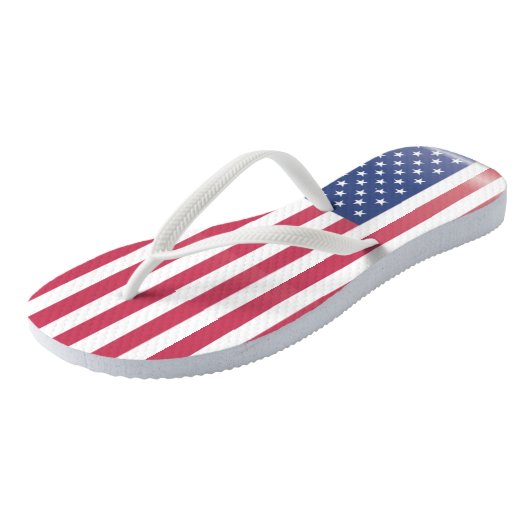 Tongs Drapeau américain (Incliné)