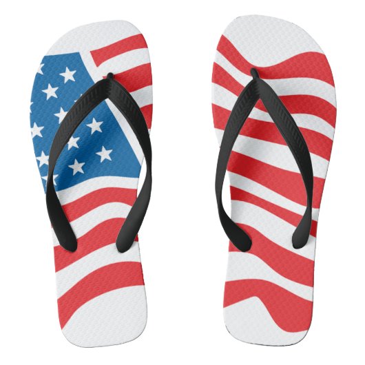 Tongs drapeau américain - 4 juillet (Semelle)