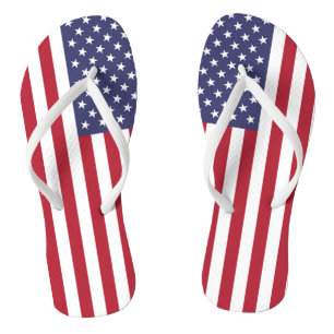 Tongs Drapeau américain Patriotique pour l'indépendanc
