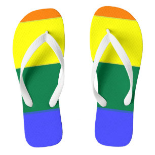 Tongs Drapeau arc-en-ciel LGBT gay pride