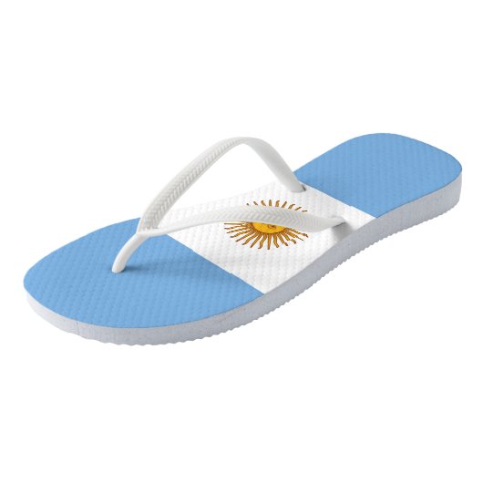 Tongs Drapeau Argentine (Incliné)
