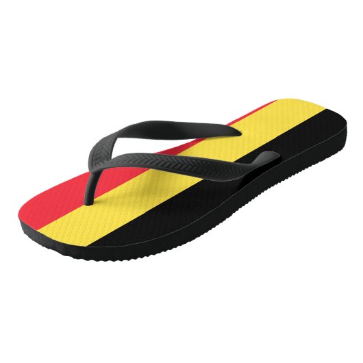 Tongs Drapeau belge (Incliné)