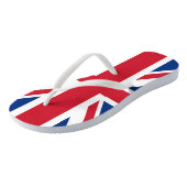 Tongs Drapeau britannique Royal Union Jack (Incliné)