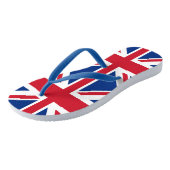 Tongs Drapeau britannique Royal Union Jack (Incliné)
