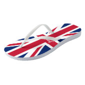 Tongs Drapeau britannique Union Jack personnalisé (Incliné)