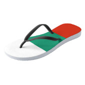 Tongs Drapeau Bulgarie tricolore (Incliné)