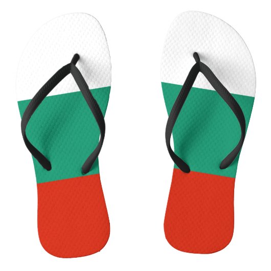 Tongs Drapeau Bulgarie tricolore (Semelle)