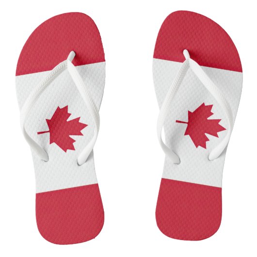 Tongs Drapeau Canada (Semelle)