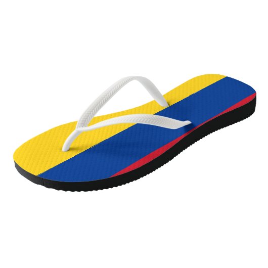 Tongs Drapeau colombien Patriotic (Incliné)