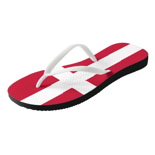 Tongs Drapeau Danemark (Incliné)