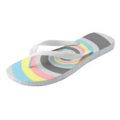 Tongs Drapeau de fierté Abstract Demiflux (Incliné)