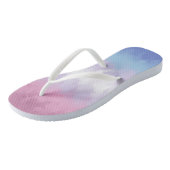Tongs Drapeau de fierté bigendre abstrait (Incliné)