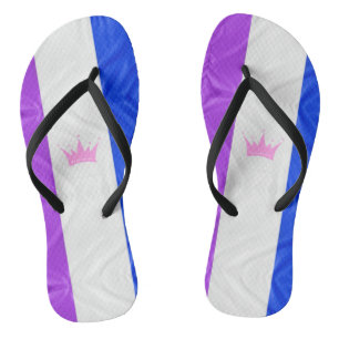 Tongs Drapeau de fierté de la culture drag de SlipperyJo