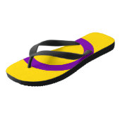 Tongs Drapeau de fierté intersexe (Incliné)
