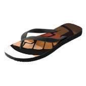 Tongs Drapeau de fierté POC (Incliné)