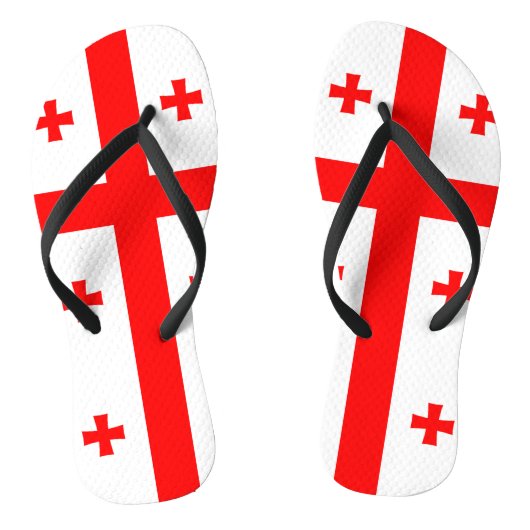 Tongs Drapeau de Géorgie (Semelle)