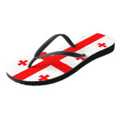 Tongs Drapeau de Géorgie (Incliné)